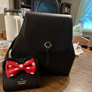 KATE SPADE PURSE , WALLET , KEYCHAIN